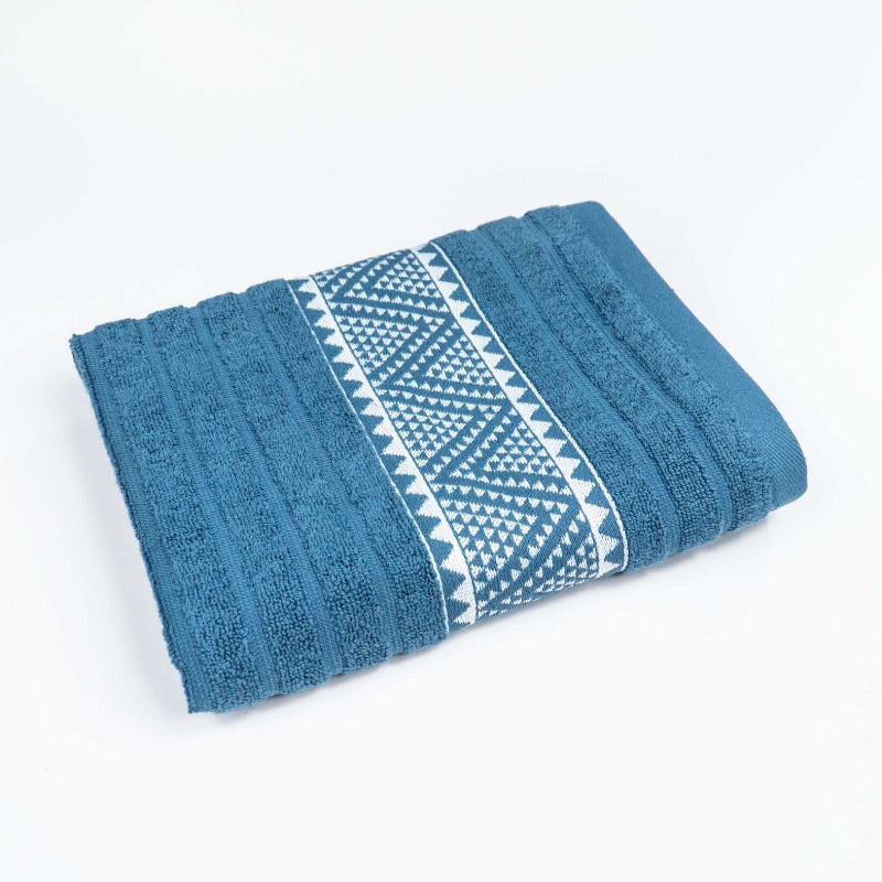 Рушник махровий для рук Зіпп GM Textile 40х70см 500г/м2 (Синій)